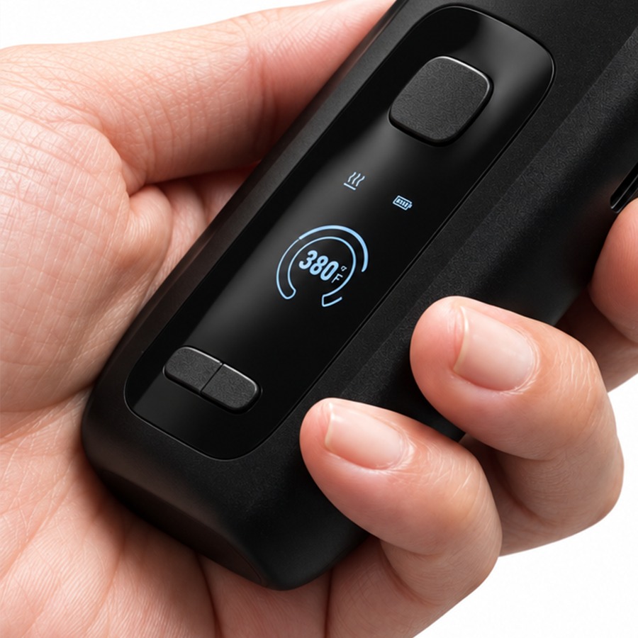 Setting temperature on the G Pen Dash+