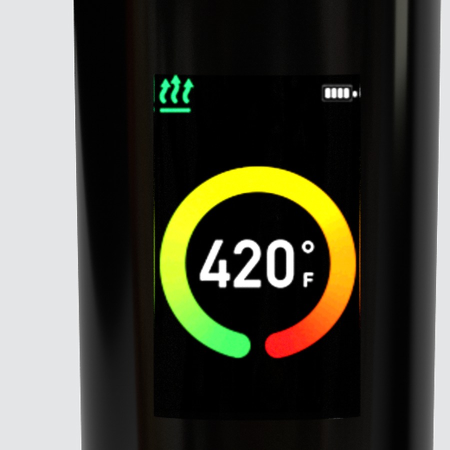 Setting temperature on the G Pen Elite II