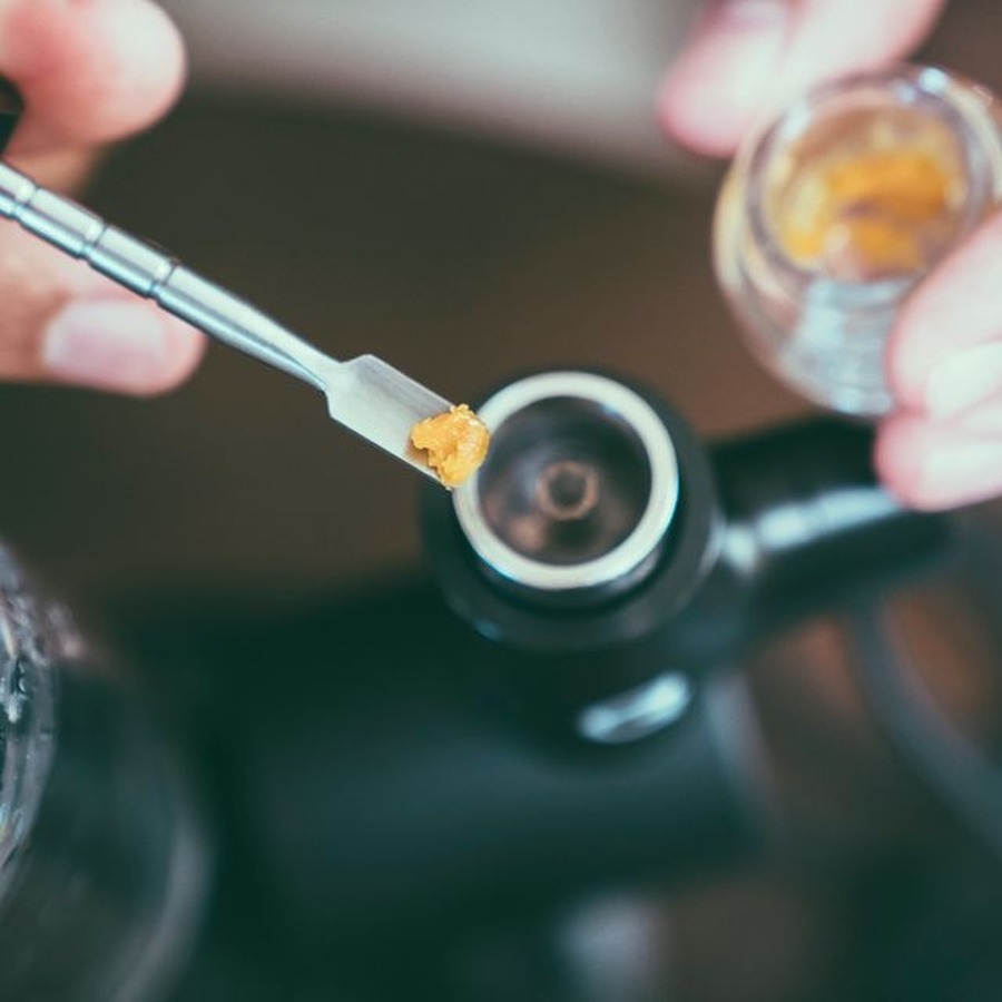 Setting up the G Pen Hyer on a glass rig